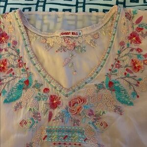 Johnny Was Embroidered Tunic